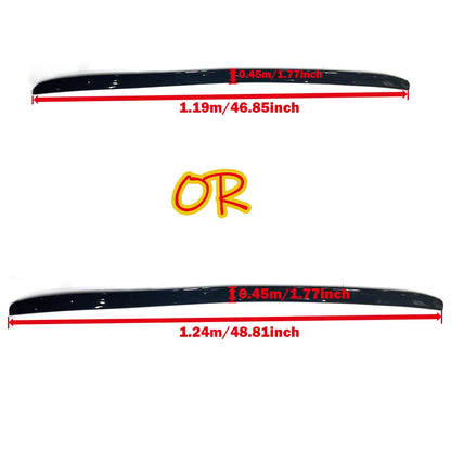 Universal Rear Trunk Boot Lip 1.19m/1.24m Rear Wing Lid Spoiler For Sedans Glossy Black Car Body Kit Accessory