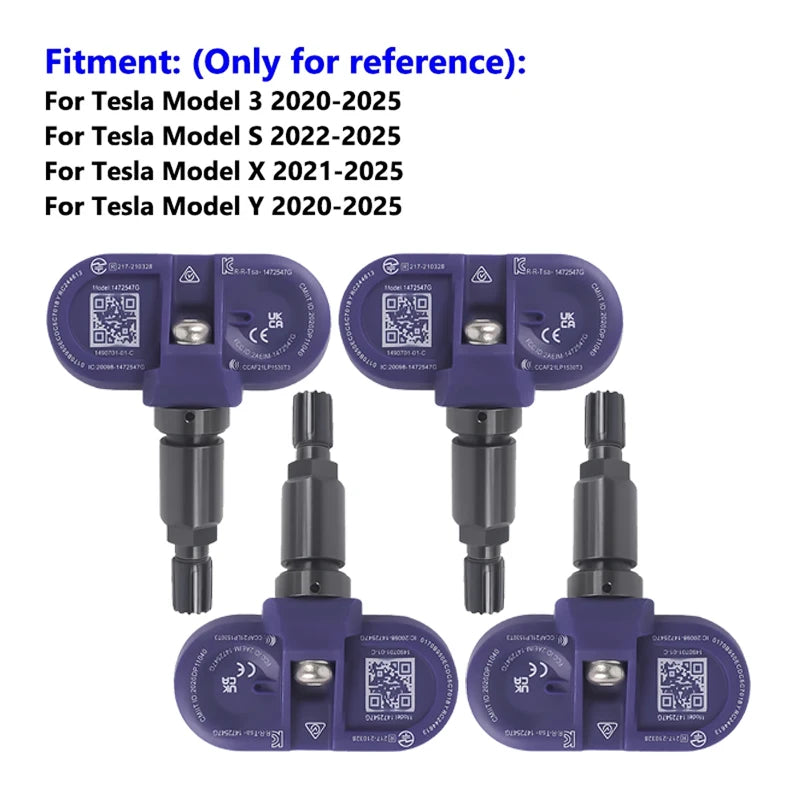 1490701-01-C 1490701-01-B New TPMS Sensor Bluetooth Tire Pressure Sensor For 2020-2025 Tesla Model 3 Y S X 149070101B 149070101C