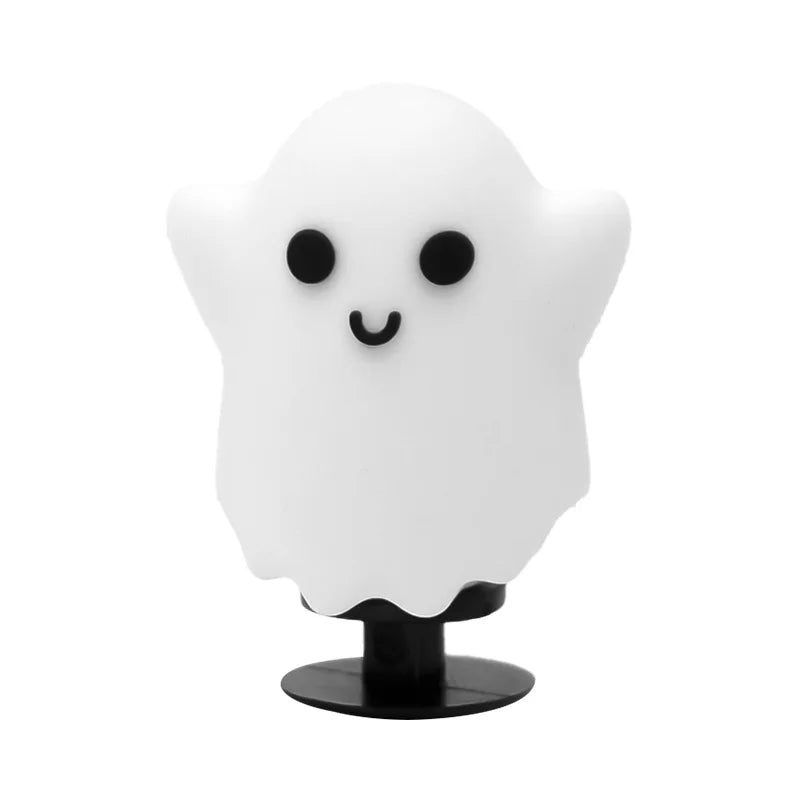 1/15pcs 3D Halloween Party Horrible Shoe Accessories Black Cat Ghost Witch Shoe Charms Woman Men Kids Pins Buckle Decorations