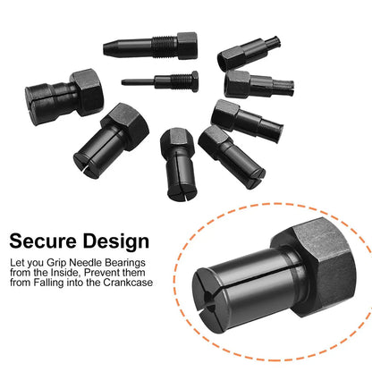 10Pcs 8-25MM Blind Internal Bearing Removal Tool Two Jaw Inner Insert Motorcycle Bearing Disassembly Tool Set