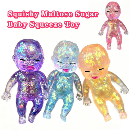 Dream Color Baby Squishy Toys, Slow Rebound Stress Relief Toys, Soft Squeeze Ball for Kids & Adults, Creative Decompression Gift
