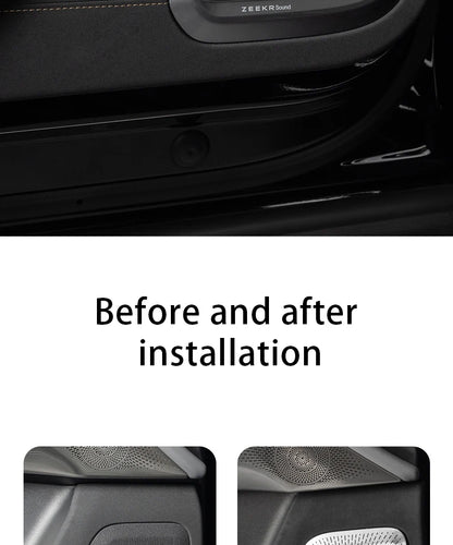 Car audio cover For ZEEKR 7X Door Horn Cover Audio Protective Cover Metal Car Interior Trim Accessories