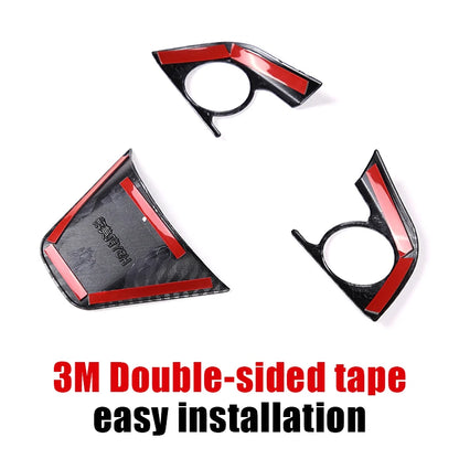 For Toyota Camry XV70 70 2018 2019 2020 2021 2022 2023 ABS Car Steering Wheel Button Panel Trim Cover Decorative Sticker
