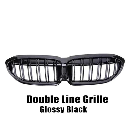XVIP Front Bumper Kidney Grill Diamonds Style Grille For BMW 3-Series G20 G21 2019-2022 318i 320i 320d 330i 340i 340d M Sport