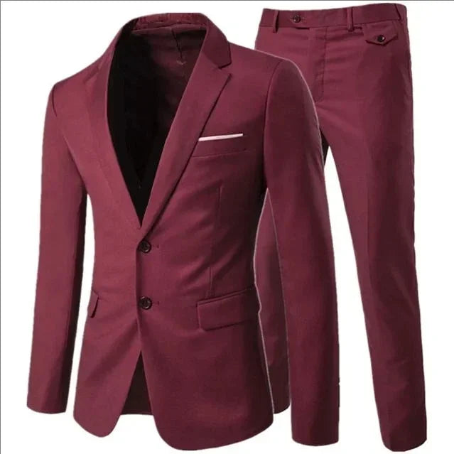 Elegant Men Suits For Wedding 3 Pieces 2 Set Jackets Vest Pants  Blazers Outfit Business Classic Full 2024 Formal Costume