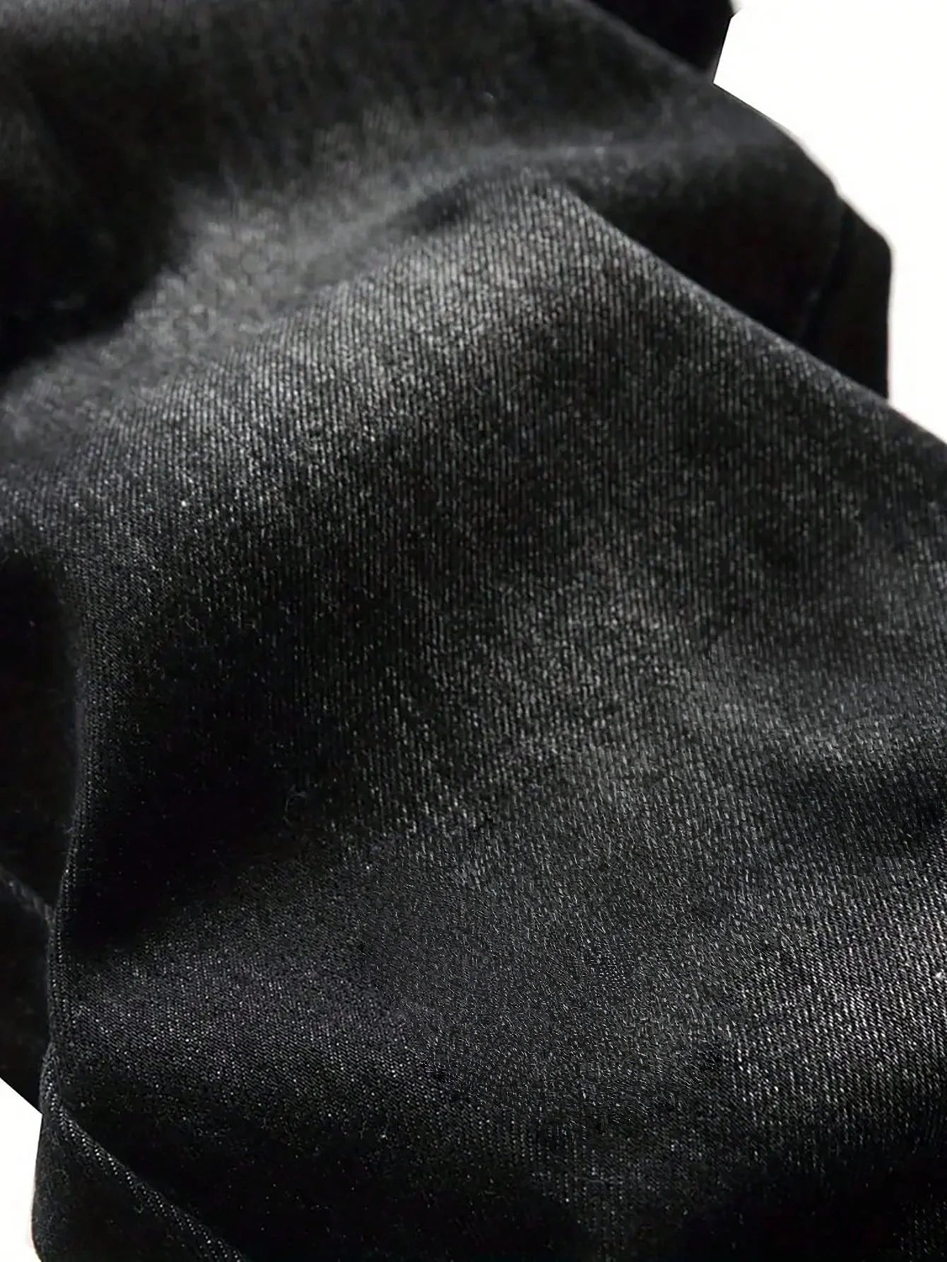 Trendy Black Slim Jeans For Man Original Y2K Drip Style Streetwear Denim No accessories or belts included