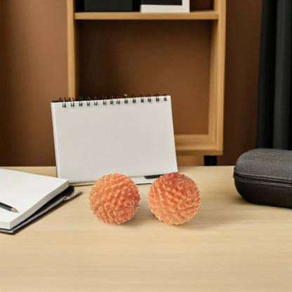 2Pcs Durian Massage Balls Texture Hand Exercise Relaxation Portable Massaging Ball Chinese Health Ball Hand