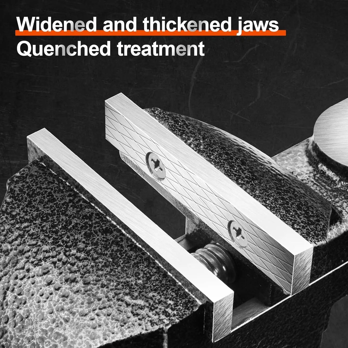 Universal Table Vise Multi-functional Portable 360° Swivel Base Clamp On Vice/Table Vise For Woodworking, Cutting Conduit, Drill