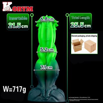 NEW Huge Alien Tentacle Butt Plug Fantasy Anal Dildo Rear Stimulator Adult Sex Toys Waterproof Silicone Strong suction cup 18+