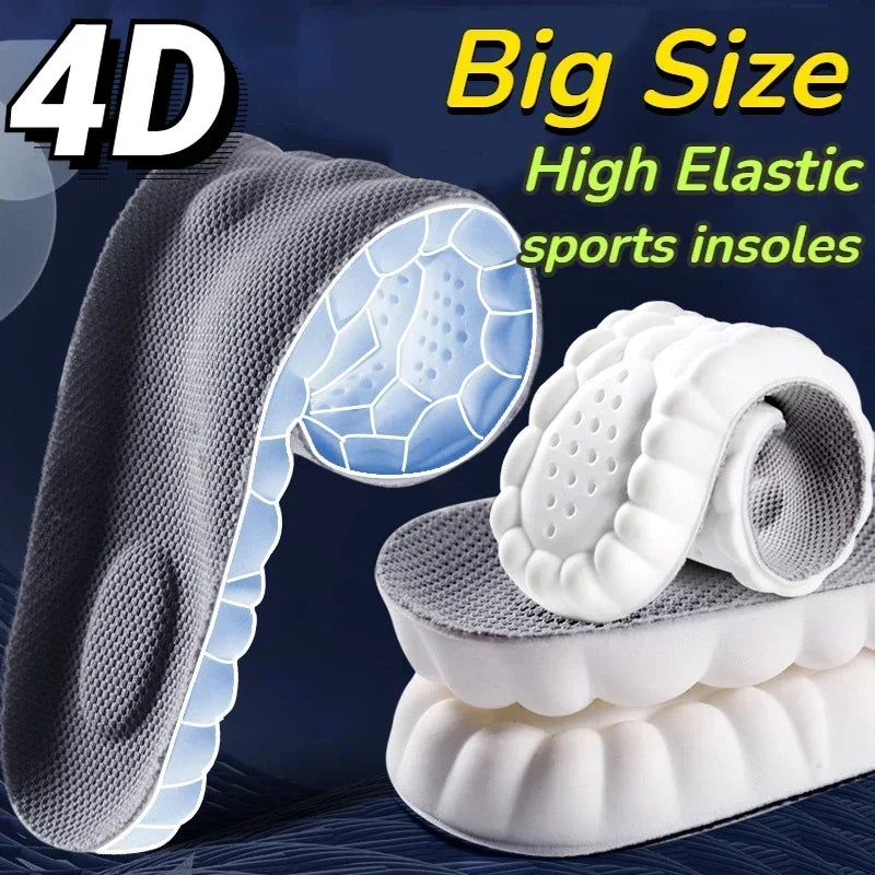 High Elasticity Latex Sport Insoles Soft Shoe Pads Arch Support Orthotic Insoles Shoe Sole Arch Support Orthopedic Insert Unisex