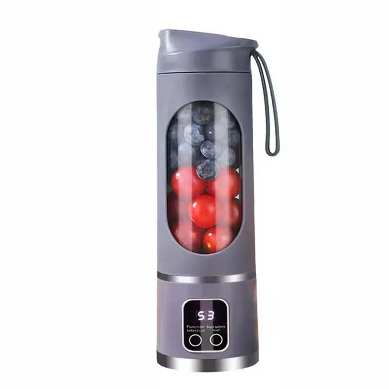 Fruit Vegetable Juicer Electric Plastic Multi-Function Portable Outdoor Large Capacity Household Juice Maker