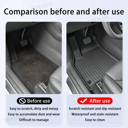 RHD Car Floor Mats For Tesla Model YL Launch2026 Luggage Mat Set Four Seasons Waterproof Anti-slip Trunk Mat Model YL Floor Mats