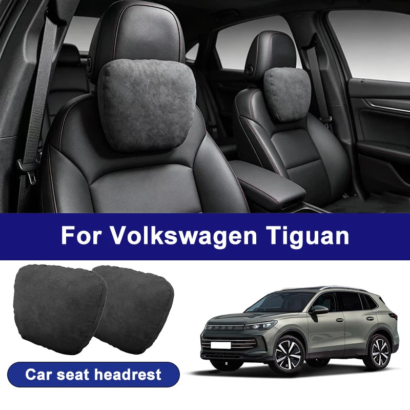 For Volkswagen Tiguan car headrests, soft universal adjustable car seat pillows, car neck pillow cushions, car accessories