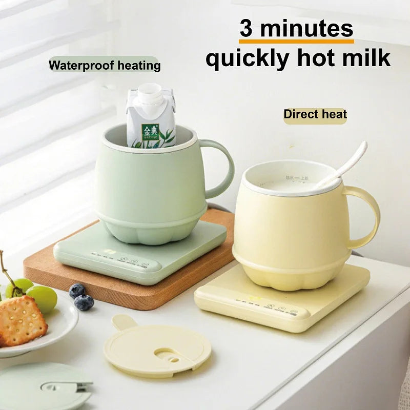 300W Smart Hot Milk Cup Office Mini Health Cup electric kettle Multi-function Home Breakfast Cup Fast Hot Milk Thermos Cup 300W