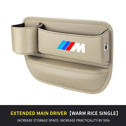 Car Seat Gap Multifunction Crevice Storage Box Seat Gap Cup Holder For BMW M3 M4 M5 E39 E46 E60 E90 F10 F20 F30 F01 X1 X3 X5 X7