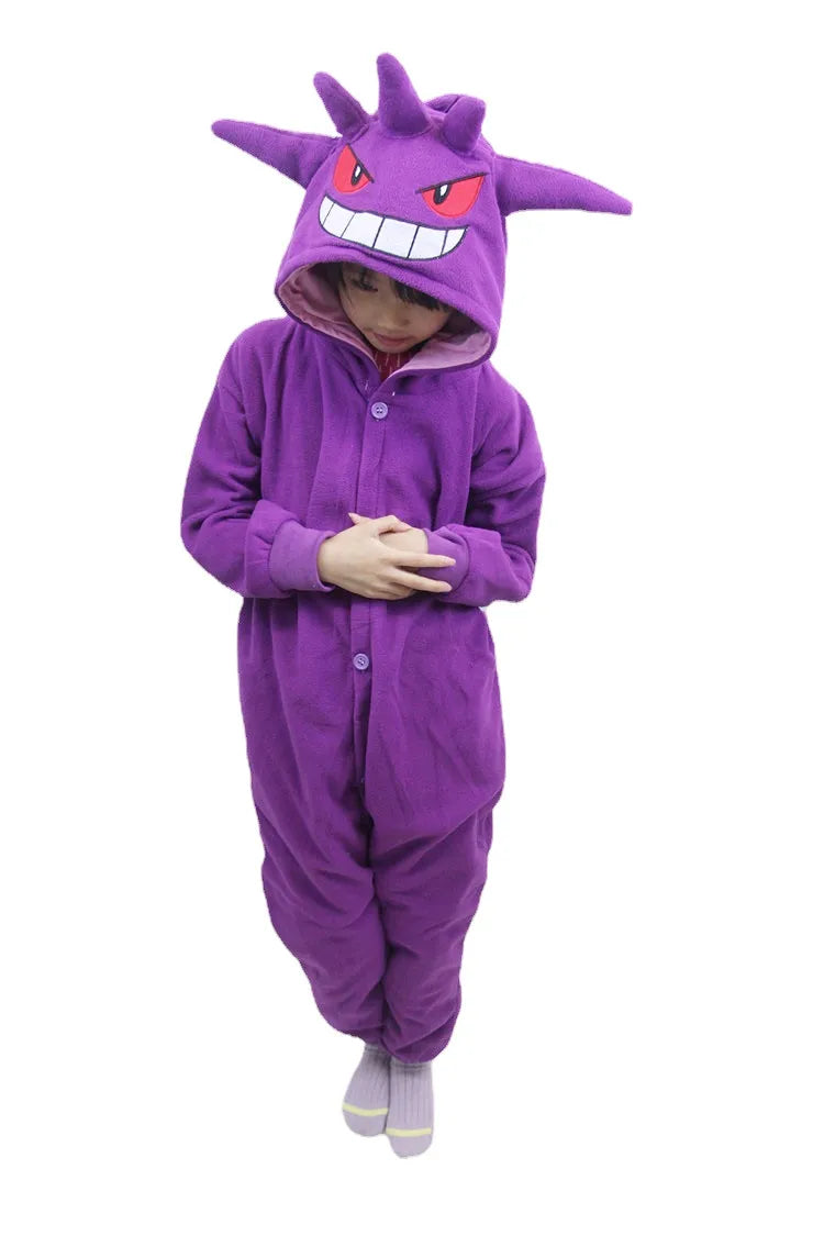 Pokemon Pijama Jigglypuff Pikachu Gengar Snorlax Onesie Kigurumi Cosplay Charmander Halloween Anime Pajamas