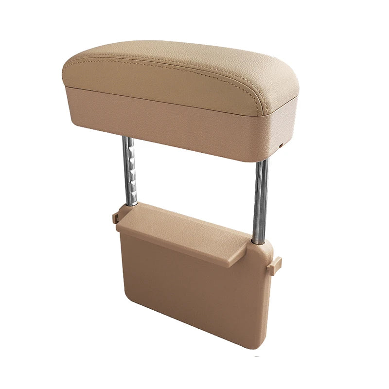 Car Armrest Box Adjustable Elbow Support Seat Gap Organizer Cushion Fit Cars SUV Truck Ergonomic Comfort Drive