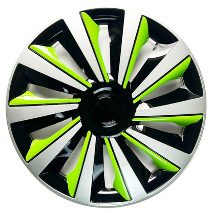 4pcs Hubcaps suitable for cars with 14-inch iron wheels, made of PP plastic can be used to decorate the appearance of car wheels