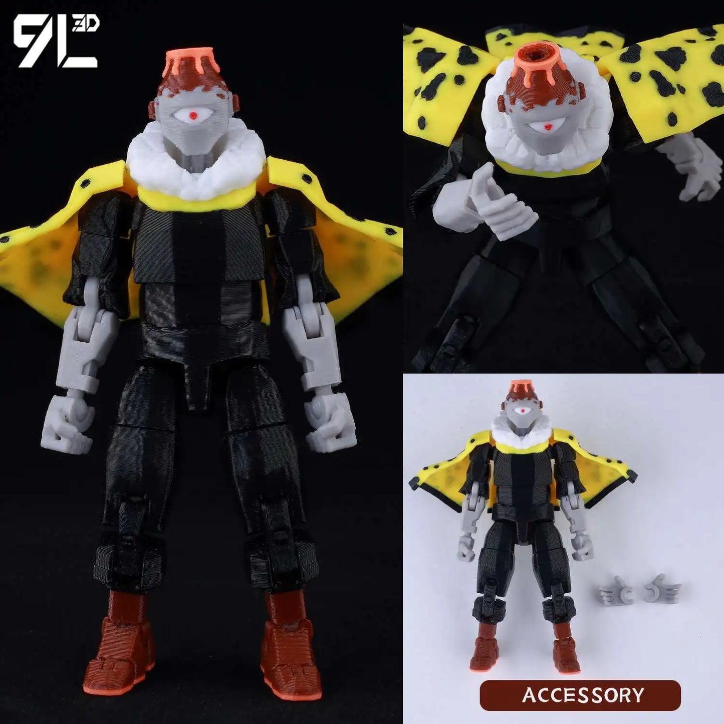 9L3D New 2025 Titan13 Fushiguro Desk Decoration LUCKY13 Mahoraga & Dogs T13 Multi-Jointed Dummy13 Stop Motion Animation For Fans