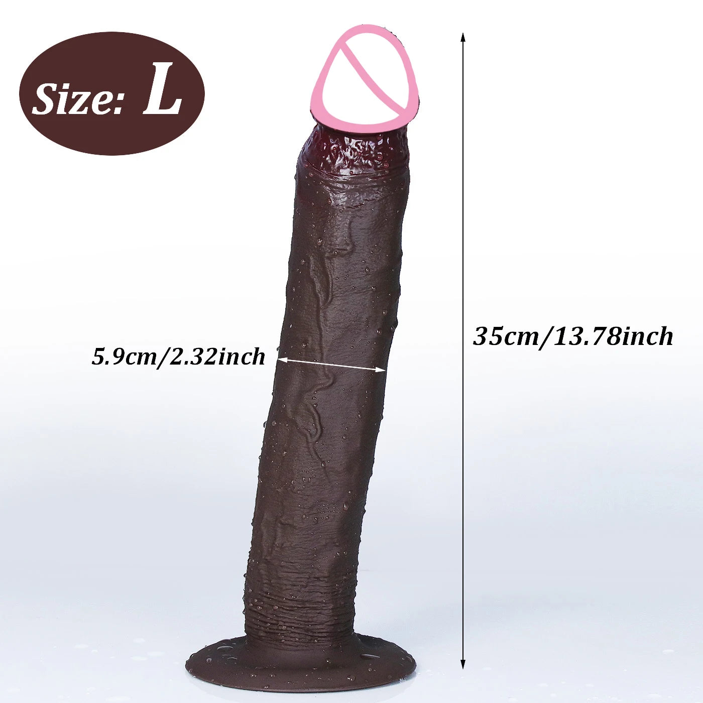 Realistic Long Soft Butt Plug Dildo 3 Sizes Fake Penis Skin Feel Silicone Cock Woman Man Masturbation Suction Cup Anal Sex Toys