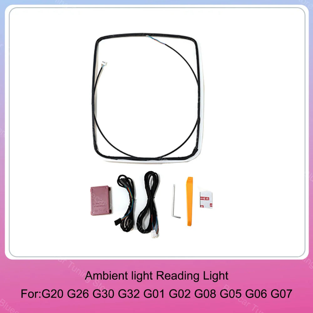 11 Colors Reading & Ambient Light for BMW 3 4 5 6 7 Series X3 X4 X5 X6 X7，Interior Lighting Upgrade for BMW 5 Series G60 –