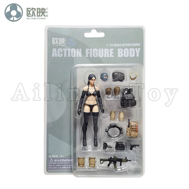 Ou Ying Studio 1/18 Planet Green Valley PGV 3.75inch Action Figure Girls War EFSA Female Figures Anime Model