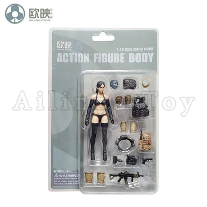 Ou Ying Studio 1/18 Planet Green Valley PGV 3.75inch Action Figure Girls War EFSA Female Figures Anime Model