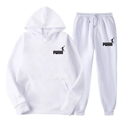 2025New Men's and Women's Hoodie Jacket Fashion Street Casual Set Autumn/Winter Brushed Sweatwear+Pants 2025 Multi Color Set