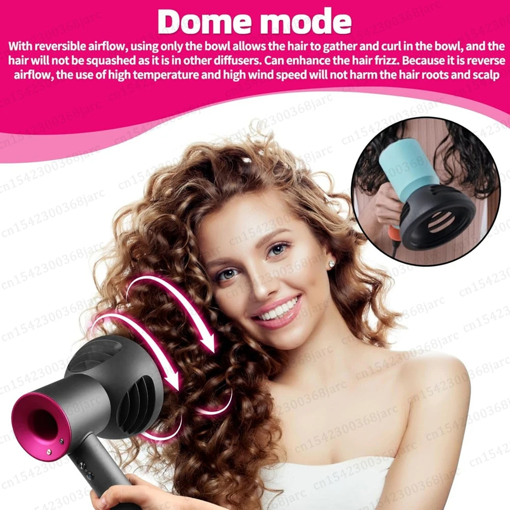 Hair Dryer Curling Attachment Upgraded Automatic Curling Nozzle For Dyson Supersonic HD16 Nural HD15 HD08 Hair Dryer Accessories
