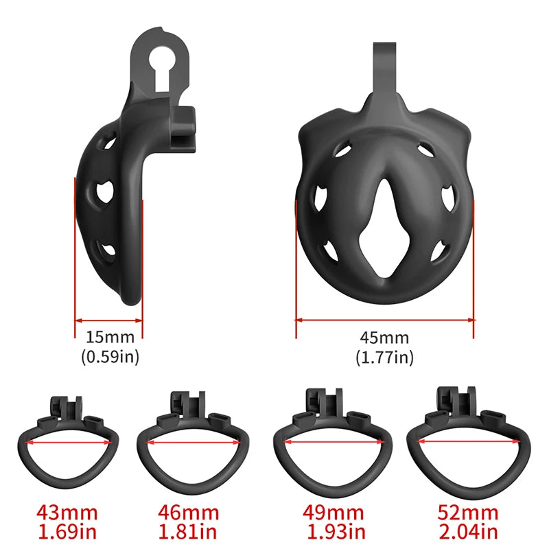 Chastity Cage Penis Ring Cock Cage Fetish Sissy BDSM Sex Toys for Men Gay Adult Fetish Gear Male Urethral Train Chastity Device