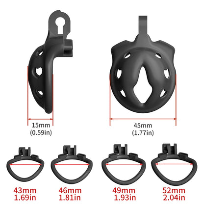 Chastity Cage Penis Ring Cock Cage Fetish Sissy BDSM Sex Toys for Men Gay Adult Fetish Gear Male Urethral Train Chastity Device