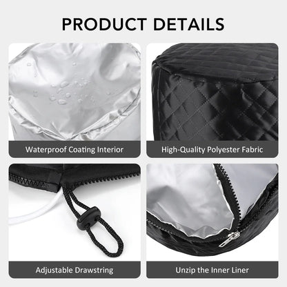 10 Levels Electric Hair Heating Cap Waterproof 3 Timer Hair Steamer Cap Thermal Treatment Hat SPA Nourishing Hair Styling Care
