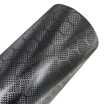 Premium PET Black Hex Honeycomb Carbon Vinyl Wrap Roll Air Release DIY Self Adhesive Decal Automotive Car Wrapping Foil