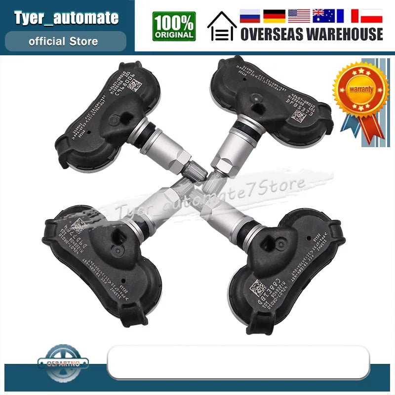 4PCS Tire Pressure Monitor Systems 42607-0R010 426070R010 TPMS SENSOR 315MHz For Toyota Highlander Rav4