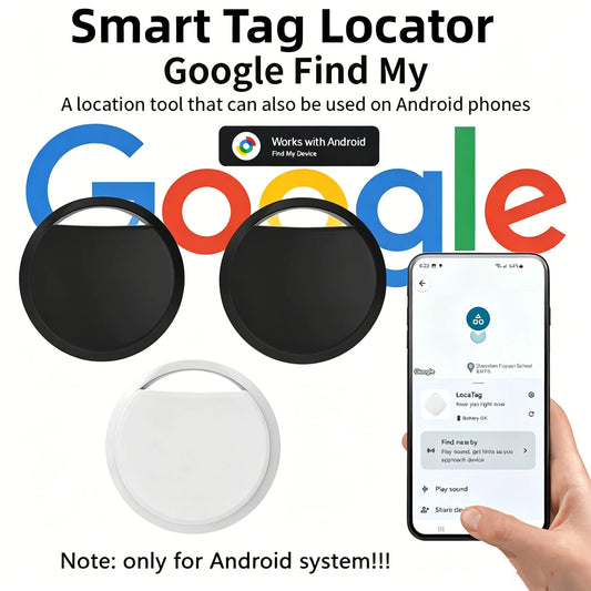 New Smart Location GPS Tracker for Android Phones Google's Find Hub Anti Lost Key Finder Smart Tag for Samsung Pixel OnePlus