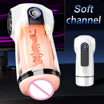 Automatic Male Masturbators APP Control 10Powerful Vibration Sucking Reel Pocket Pussy Trainer Machine Adult Sex Toys for Man 18