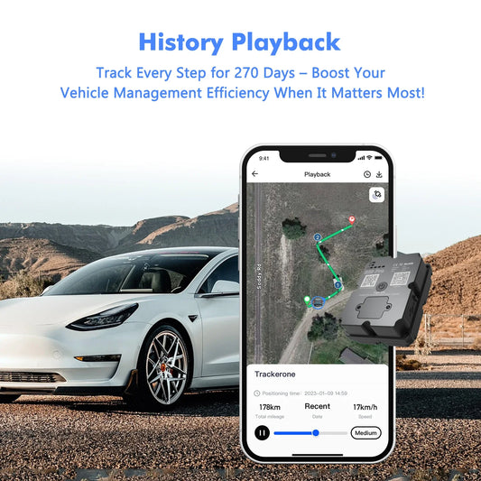 Wholesale 4G GPS Tracker for Car Motorcycle - Real-Time 30 Days Tracking Device Anti-Theft Vehicle Locator, Paid Android/iOS App