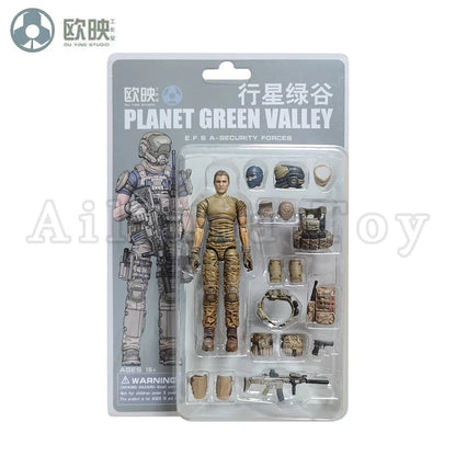 Ou Ying Studio 1/18 Planet Green Valley PGV 3.75inch Action Figure Girls War EFSA Female Figures Anime Model