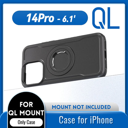 Quad-style Motocycle/Bike Magnetic Shockproof Case For iPhone 17 16 15 14 ProMax Charging Protective Cover with Lock-in Design