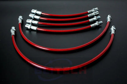 Stainless Racing Steel Brake Line Kit Cables For BMW E36 E34 E32 Red Blue Silver Black