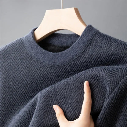 Cashmere Blend Sweater Men Pull Homme Autumn Winter Sweter Male Clothes Sueter Hombre Man Pullover Sweaters Warm Knitwear