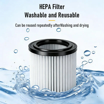 22L High-Power Vacuum Cleaner for Car Home Commercial Use Wet And Dry Large Suction Dust Collector Machine Shop Vacuum Bucket