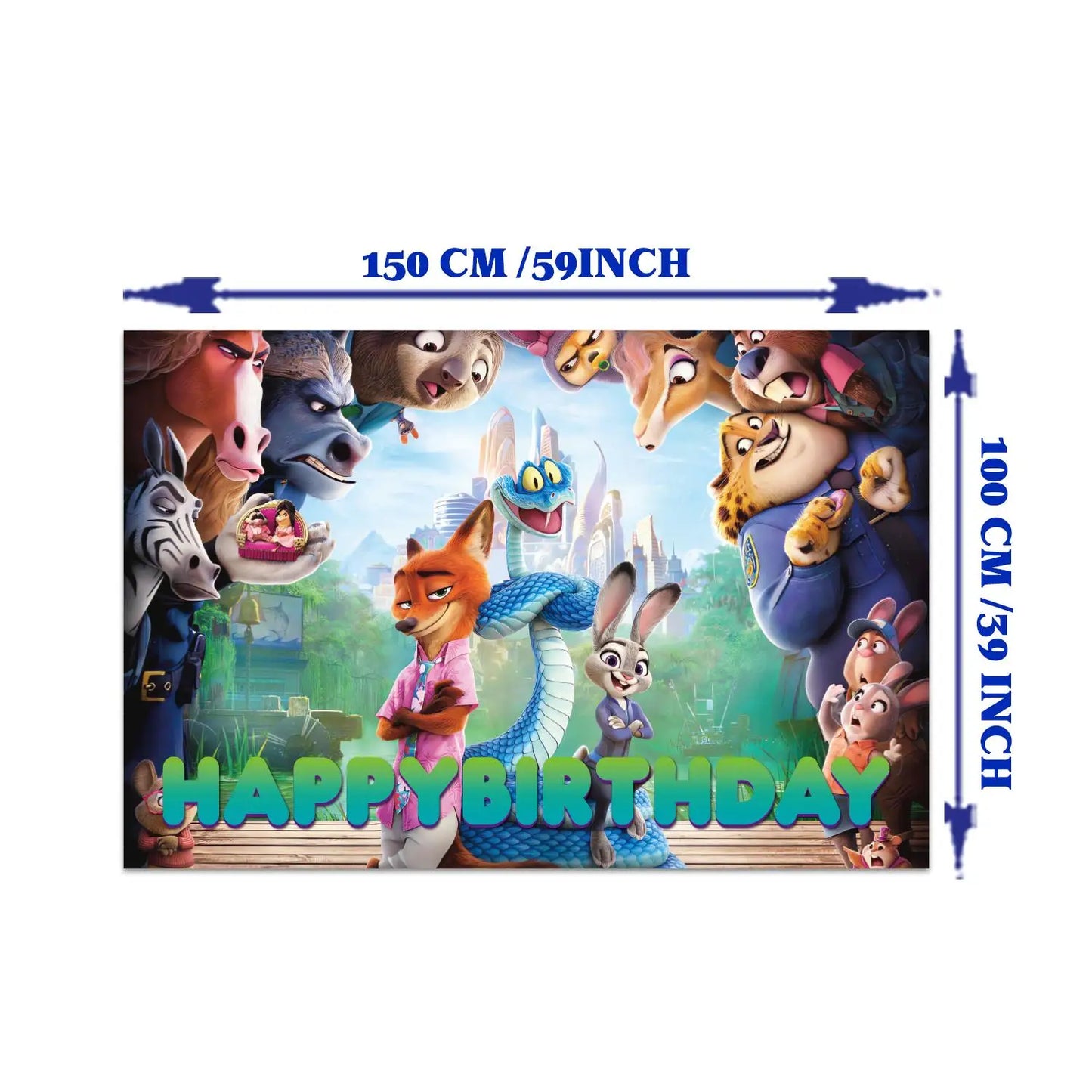 NEW Zootopia Party Favor Zootopia 2 Birthday Decoration Judy Nick Gary Party Supplies Zootropolis Coil Notebook Box Bag Card Kid