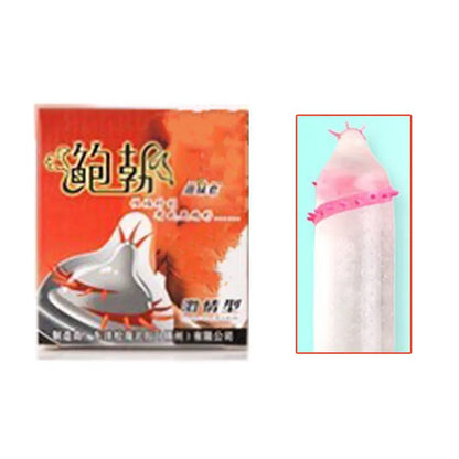 Ultra-Thin Lubricated Condoms Large Particles Ribbed Dotted Granular Passionate Contracepation Sex Toys for Men Penis Sleeves