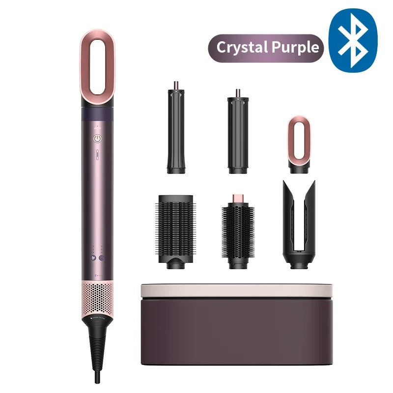 7 in 1 Multi Hair Dryer StylerHS09 Auto-Curling Barrel Hot AirBrush Soft Straightening BrushNegative Ion Fast Dry NozzleGift Box