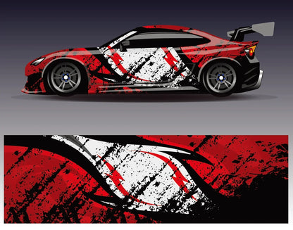 Black Car Sticker for Universal Car Sticker for Univers Vinyl Stripe on Left and Right Side Graphics Sticker Car Body Decoration