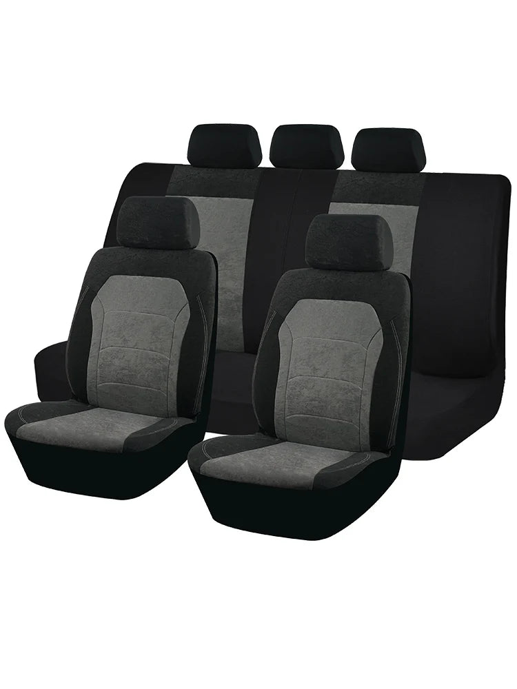 Winter Car seat Covers Universal Size Flannel 2MM Sponge Fit For Most Car SUV Truck Van Car Accessories Interior