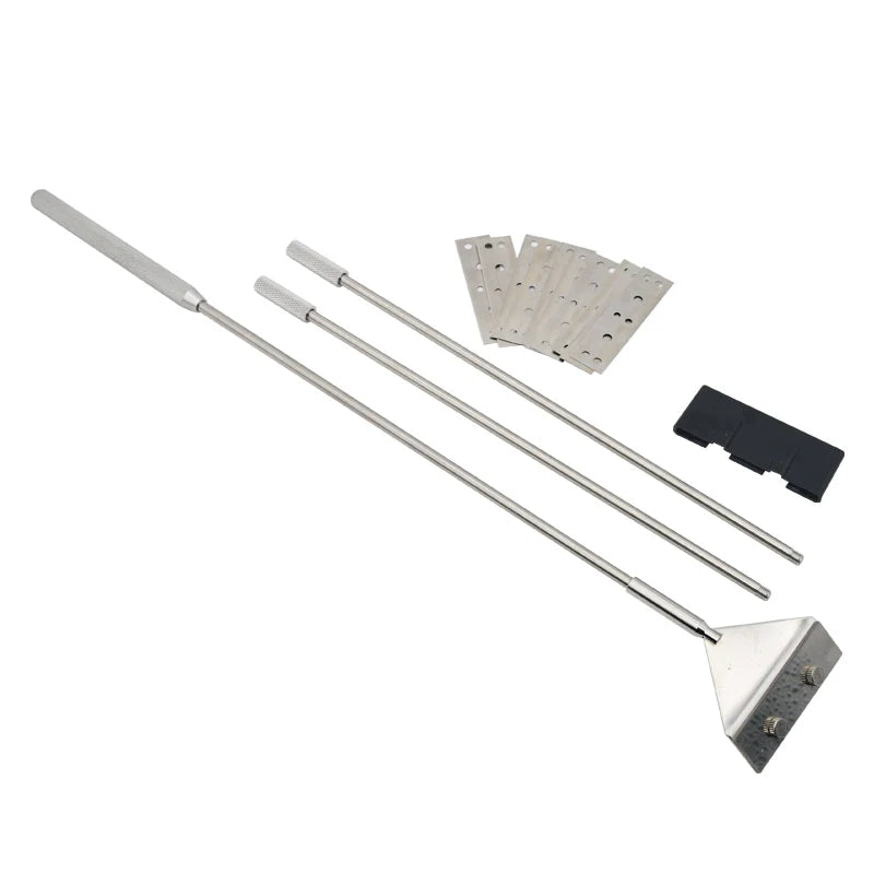 Aquarium Algae Remover Aluminum Alloy Stainless Steel Scraper Blade Fish Tank Glass Water Plant Grass Cleaning Tools Accessories