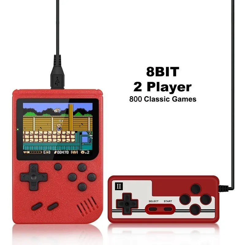 2.4Inch Retro Portable Mini Handheld Game Player 8 Bit Video Game Console Built-in 500 Games Gameboy For Kid Gift