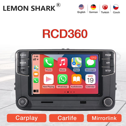 Desay RCD360 Carplay Car Radio 17G035280 MirrorLink MIB Auto radio for VW PQ Polo Golf Passat B6 B7 Jetta MK5 MK6 Eos Bettle